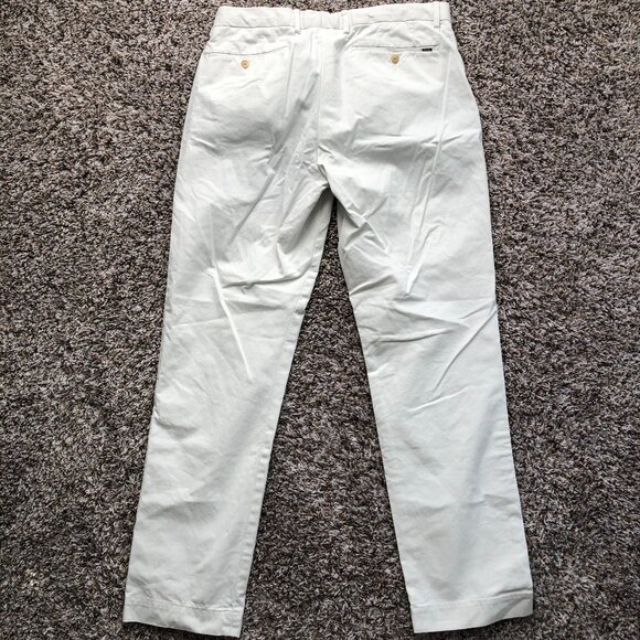 (Like New) Polo Ralph Lauren - Stretch Straight Fit Chino Pant (Deckwash White) - Picture 3 of 6